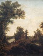 Semyon Shchedrin The Stone Bridge in Gatchina near Constable Square Spain oil painting artist